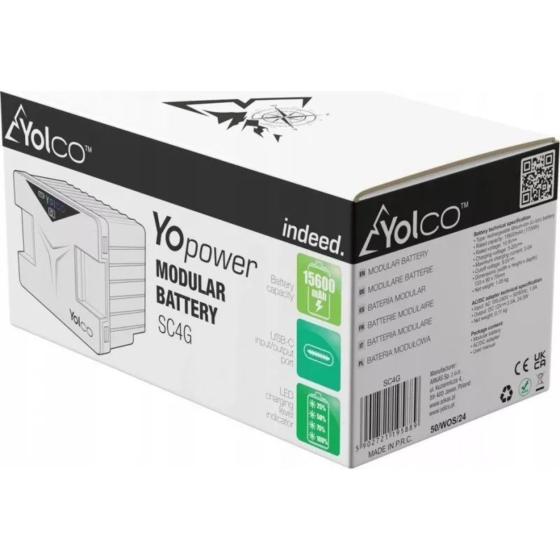 Yopower SC4G, SC4B modulárna batéria pre prenosné chladničky Yolco