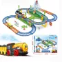 Elektrický vláčik Track King Extralink Kids s lokomotívou a autíčkom na batérie