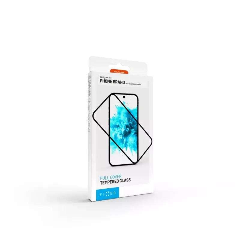 Ochranná fólia na displej FIXED pre Realme C61/C63/Note 60 — tvrdené sklo Full Cover 2.5D