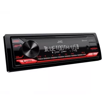 Autorádio JVC KDX-282BT 1-DIN s Bluetooth 4.2, USB, CD, AUX, 8-pásmový EQ, 50W/kanál