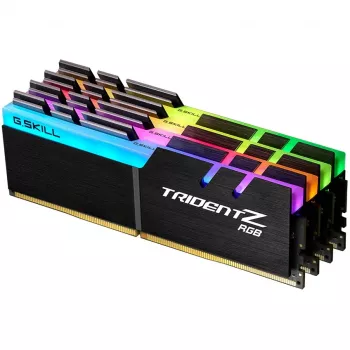 DIMM 32 GB DDR4-3600 (4x 8 GB) Quad-Kit, pamäť čierna, F4-3600C16Q-32GTZRC, Trident Z RGB, INTEL XMP