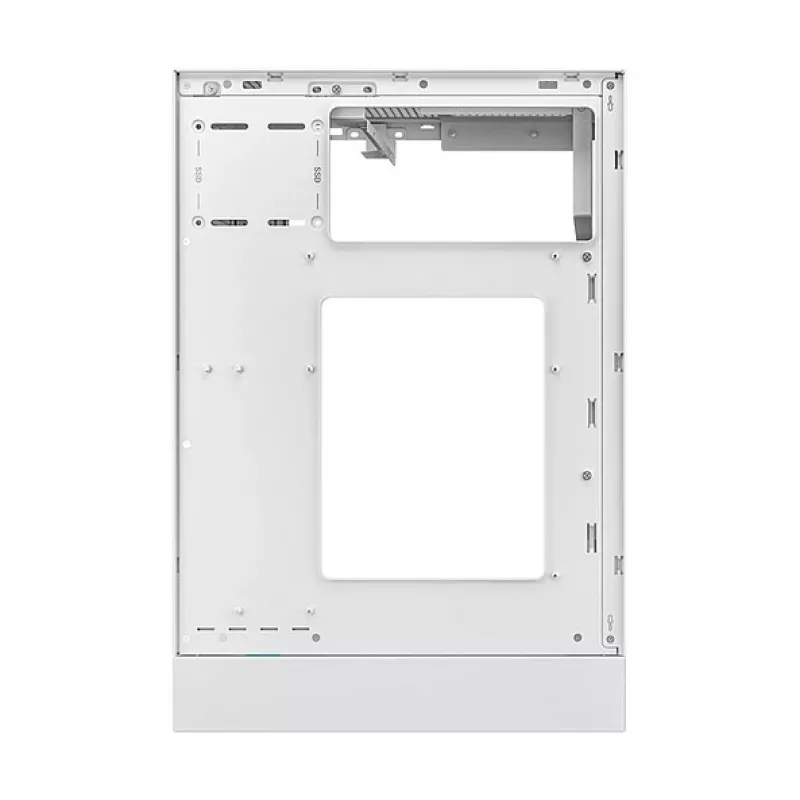 DeepCool CH170 PLUS WH Midi Tower počítačová skriňa, Micro ATX, bez zdroja, 4 rozširujúce sloty, biela