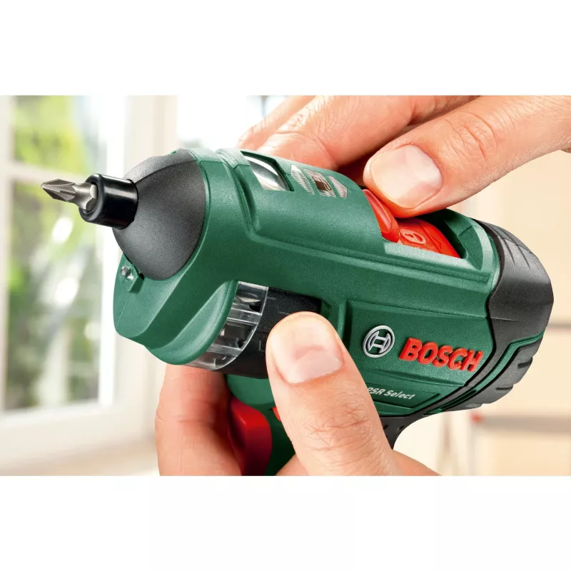 Bosch PSR Select, akumulátorový skrutkovač, pištoľová rukoväť, 240 ot/min, 5 mm, 3,5 N⋅m, 4,5 N⋅m