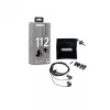Shure SE112-GR káblové in-ear slúchadlá pre hovory/hudbu, čierna, sivá