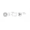 Hikvision DS-2CD1043G2-I (2,8 mm) bullet IP bezpečnostná kamera, do interiéru aj exteriéru, 2560 x 1440, 120 dB, drôtová, strop/stena