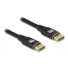 DeLOCK DisplayPort kábel 8K 60 Hz 3 m čierny kov