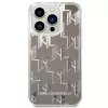 Karl Lagerfeld KLHCP14XLMNMS iPhone 14 Pro Max 6.7 hardcase strieborná / strieborná Liquid Glitter Monogram