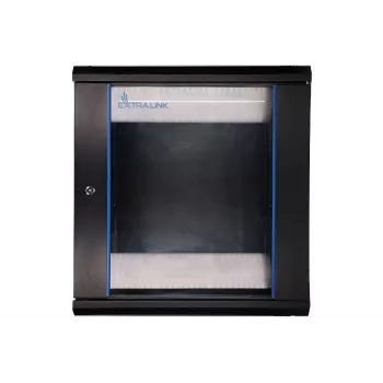 Nástenný rozvádzač Extralink Rackmount rozvádzač 12U 600x600 čierny