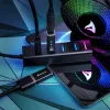 Sharkoon Interface Hub USB 3.2 Gen 1 (3.1 Gen 1) Type-C 5000 Mbit/s čierny