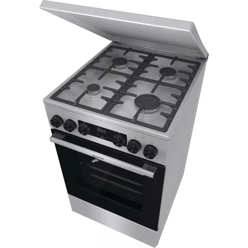 Gorenje GKS5C71XF voľne stojaci sporák s rúrou strieborný