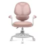 Detská otočná stolička mark adler Junior 4.5 Pink — sieťovaný chrbát, penová sedačka, výškovo nastaviteľná 40–50 cm, podrúčky, bedrová opierka, kolieska (otvorený obal)