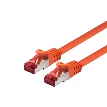 Sieťový kábel LOGON TCR66SS150O Cat6 S/FTP (S‑STP) oranžový, 15 m, RJ‑45–RJ‑45