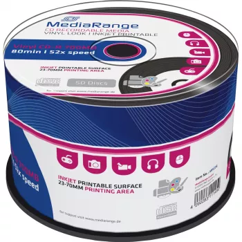 CD-R MediaRange MR226 700 MB 52x 50 kusov