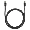 USB kábel Mobilis 001389 USB 2.0 1m USB-C čierny