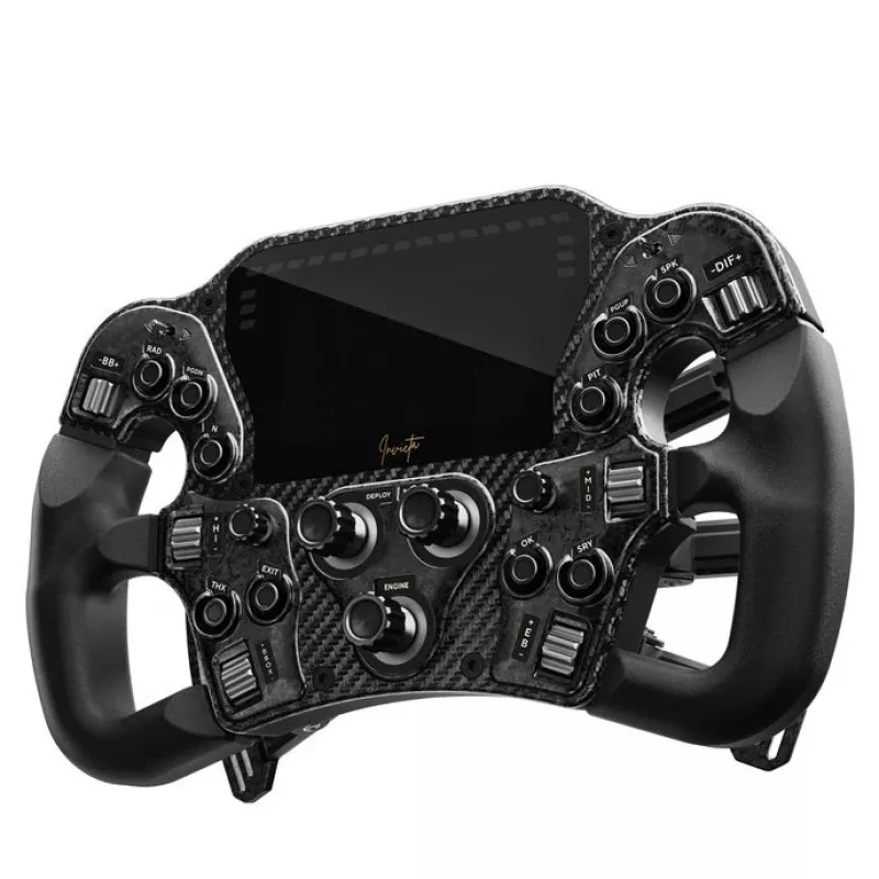Sim-Racing volant Asetek Invicta 4.3 LCD — Force-Feedback volant s 4,3-palcovým displejom