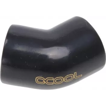 Alphacool HF L-konektor 45° G1/4 IG na G1/4 IG - Deep čierna (17191)