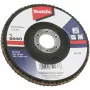 Makita - brúsny kotúč - na drevo, kov, plast, neželezné kovy - 125 mm - zrnitosť: A80 (D-63498)