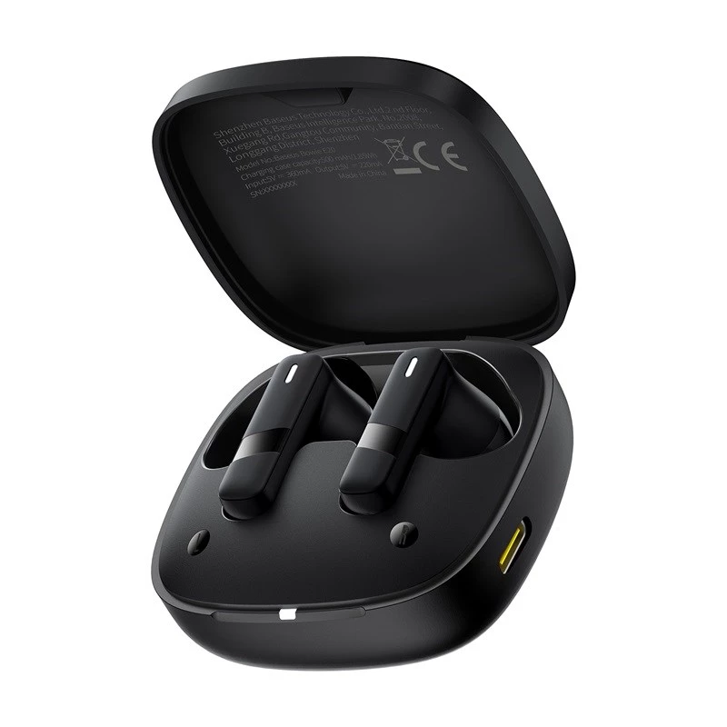 Baseus Bowie E20 headset bezdrôtový in-ear hovory/hudba Bluetooth čierny
