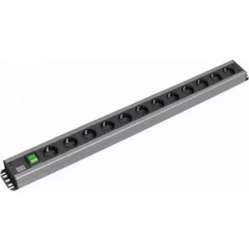 Power Distribution Unit Bachmann 300.005 12 AC zásuvky 2U čierna sivá