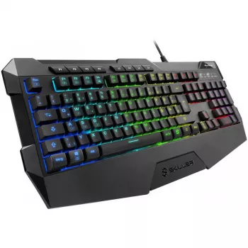 Sharkoon SKILLER SGK4 klávesnica Gaming USB QWERTZ nemecká čierna