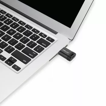 USB flash disk PNY Elite-X 64 GB USB Type-C 3.2 Gen 1 (3.1 Gen 1) čierny