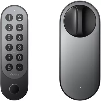 Smart zámok dverí Aqara EL-D02D-B Bluetooth Key Code RF karta