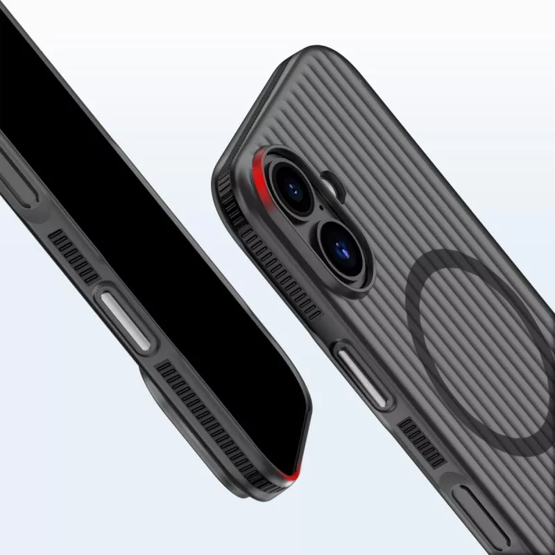 Puzdro 4smarts 541639 pre iPhone 17 16 cm (6,3 palca) čierna transparentná