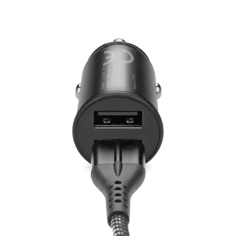 everActive CC-25C autonabíjačka, 2x USB 12 W, s káblom USB-C
