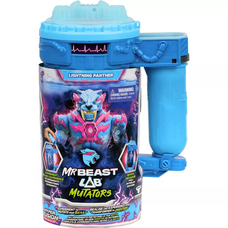 Spielfigur Usorteret Mr. Beast Lab Mutators Mutation Chamber Lightning Panther zberateľská figúrka
