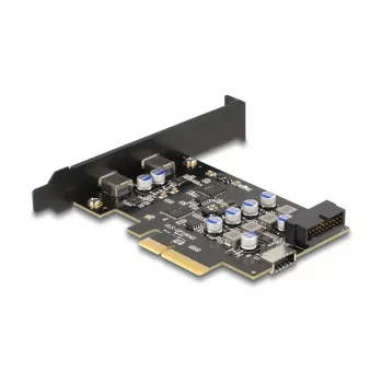 PCI Express x4 karta DELOCK 90345 s 2 externými USB Type-C konektormi