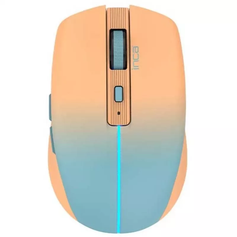 Cian Technology GmbH INCA myš IWM-511RT Bluetooth+bezdrôtová RGB základná farba oranžová