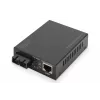 Digitus Gigabit PoE mediálny konvertor, RJ45 / SC, SM, PSE