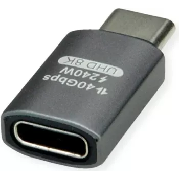 ROLINE USB4 40G Type-C adaptér samec/samica hliník (12.03.2931)