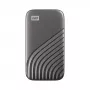 WD My Passport SSD WDBAGF0040BGY – SSD – šifrovaný – 4 TB – externý (prenosný) – USB 3.2 Gen 2 (USB-C port) – 256-bit AES – sivý