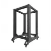 Lanberg Open Rack 19 18u 600x800 čierny Lanberg