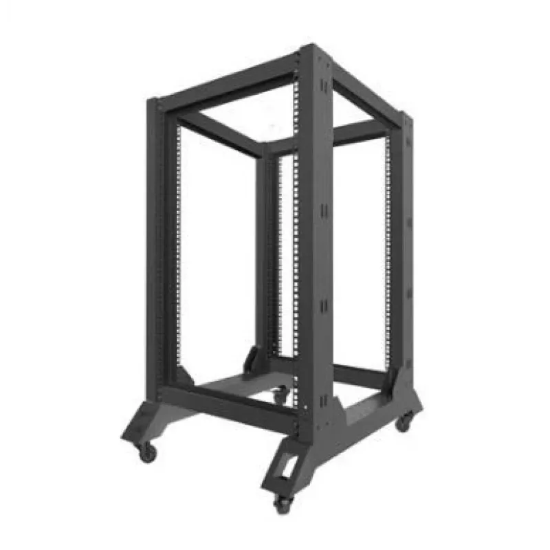 Lanberg Open Rack 19 18u 600x800 čierny Lanberg