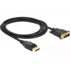 DeLOCK - video kábel - Single Link - DisplayPort (M) na DVI-D (M) - DisplayPort 1,2a - 2,0m - pasívny - čierny (85313)