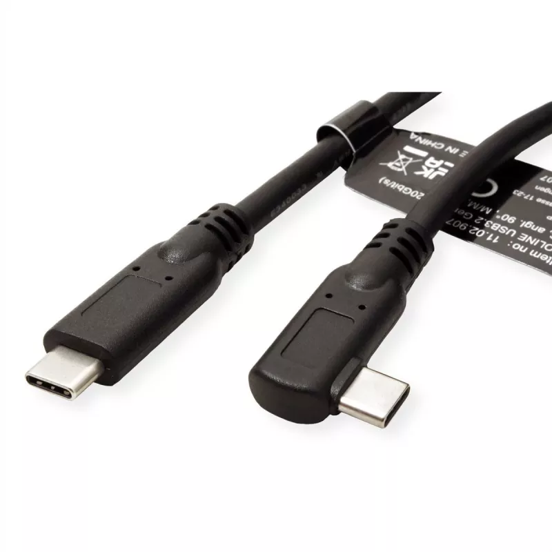 Secomp 11.02.9075 USB kábel 1 m USB 3.2 Gen 2 (3.1 Gen 2) USB C čierny (11.02.9075)