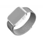 Pevný mesh náramok pre Apple Watch 42/44/45/46/49mm | strieborný