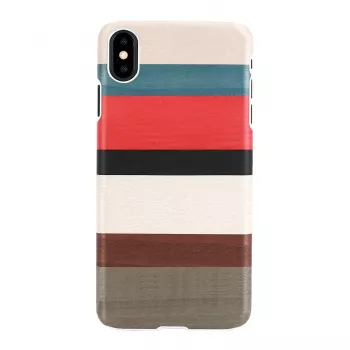 Puzdro na telefón man and wood pre iPhone XS Max — corallina white