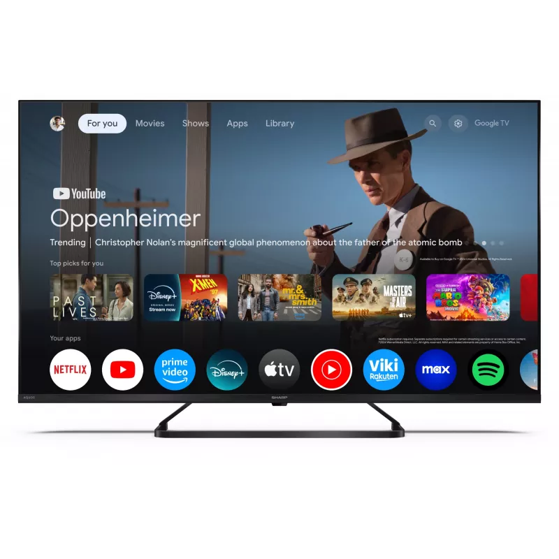 Sharp 43HP6265E TV Google UHD čierna