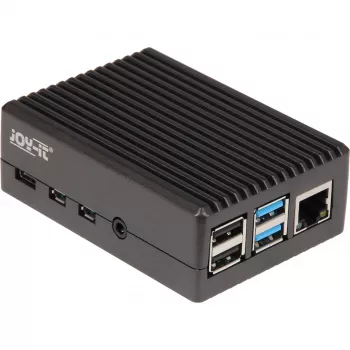 Hliníkové puzdro pre Raspberry Pi 4 B (čierna (matná))