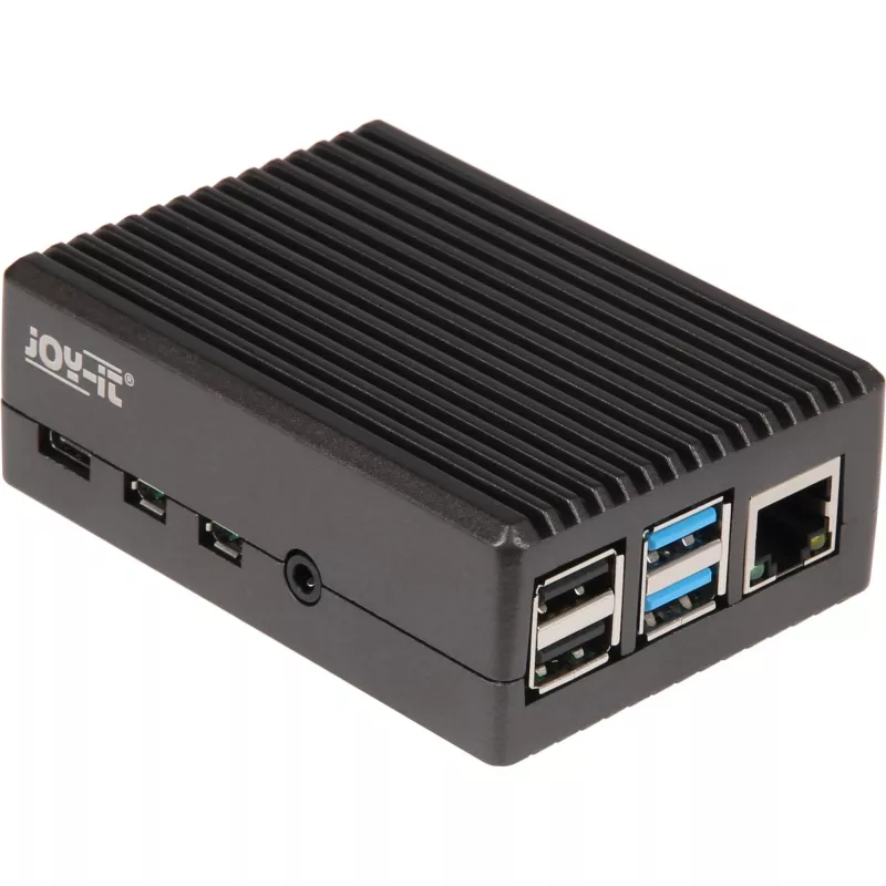 Hliníkové puzdro pre Raspberry Pi 4 B (čierna (matná))