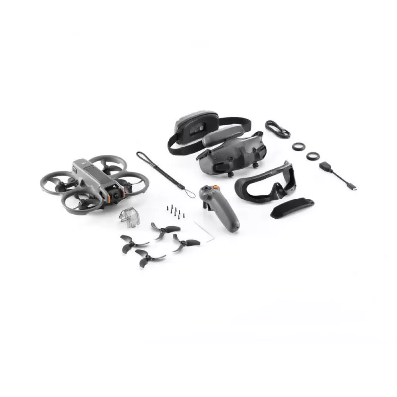 DJI Avata 2 Fly More Combo 1 batéria 4 rotory 12 MP 3840 x 2880 pixelov čierny