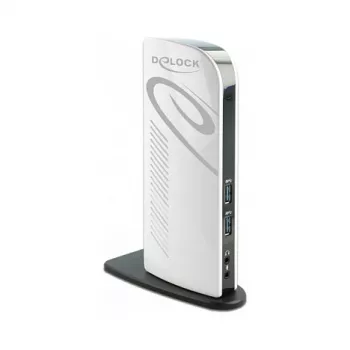 USB dokovacia stanica DeLOCK 87771 Dual HDMI Full-HD USB 3.2 LAN Audio