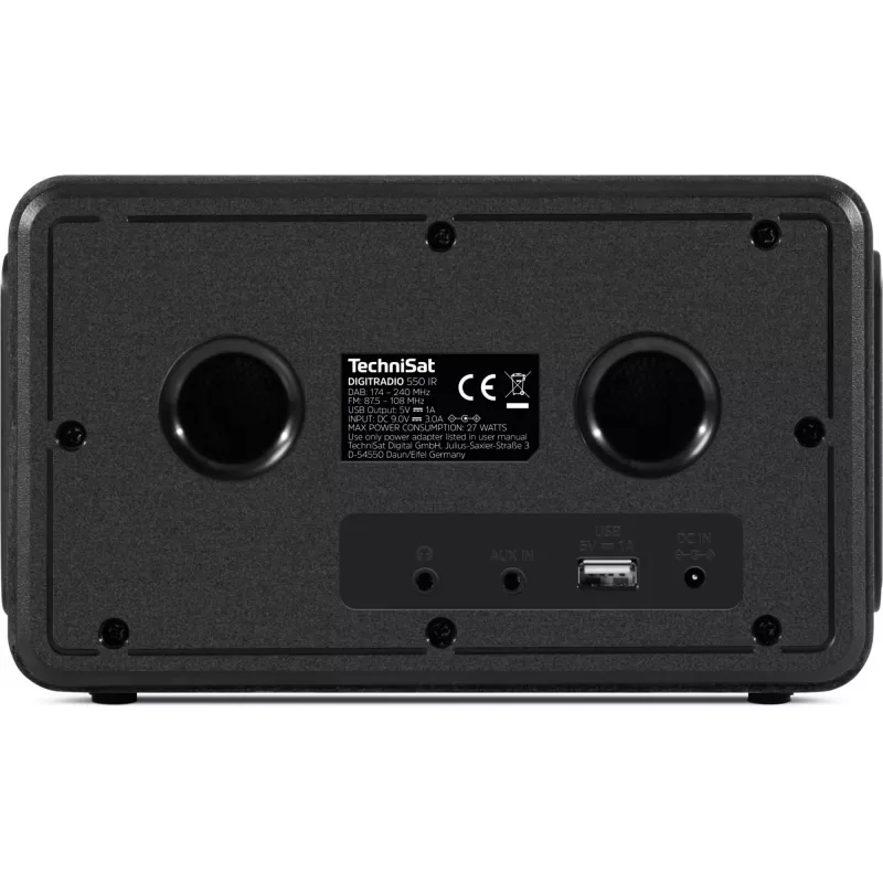 Osobné rádio TechniSat DigitRadio 550 IR digitálne DAB+ FM 100W