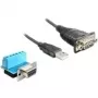 Sériový kábel DeLOCK 62406 USB Type-A DB-9 čierny 0,82 m