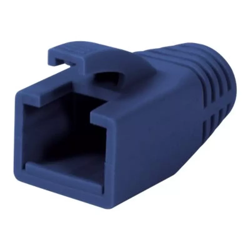 Logilink | priechodka na odľahčenie RJ45 konektora, 8,0 mm (50 ks) | MP0035B | modrá