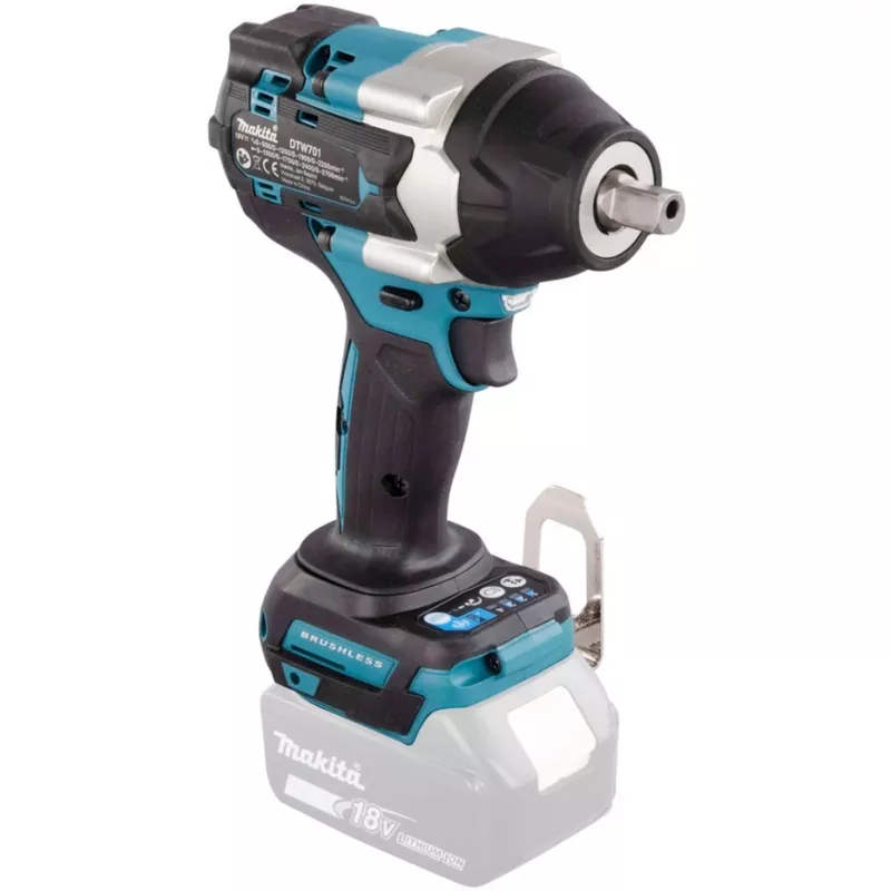 Makita DTW701Z akumulátorový rázový uťahovák 2700 ot/min čierna, modrá