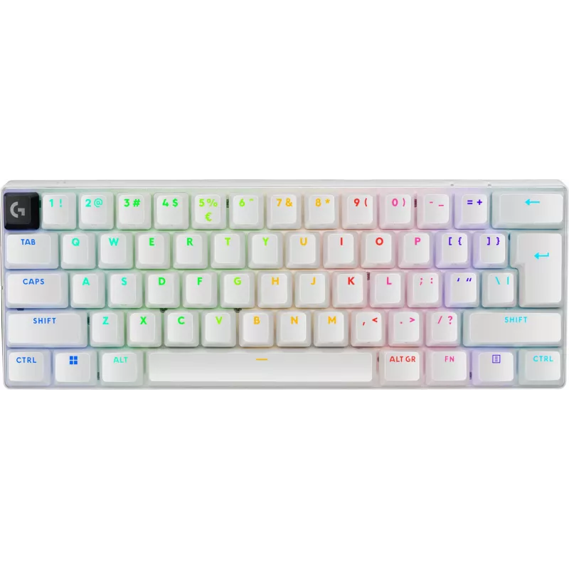 Logitech G PRO X 60 herná klávesnica USB RF Wireless Bluetooth QWERTY US International biela